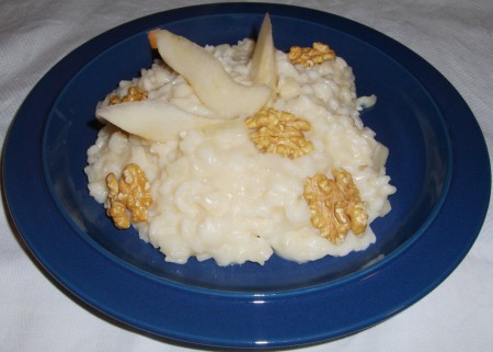 risotto pere e taleggio